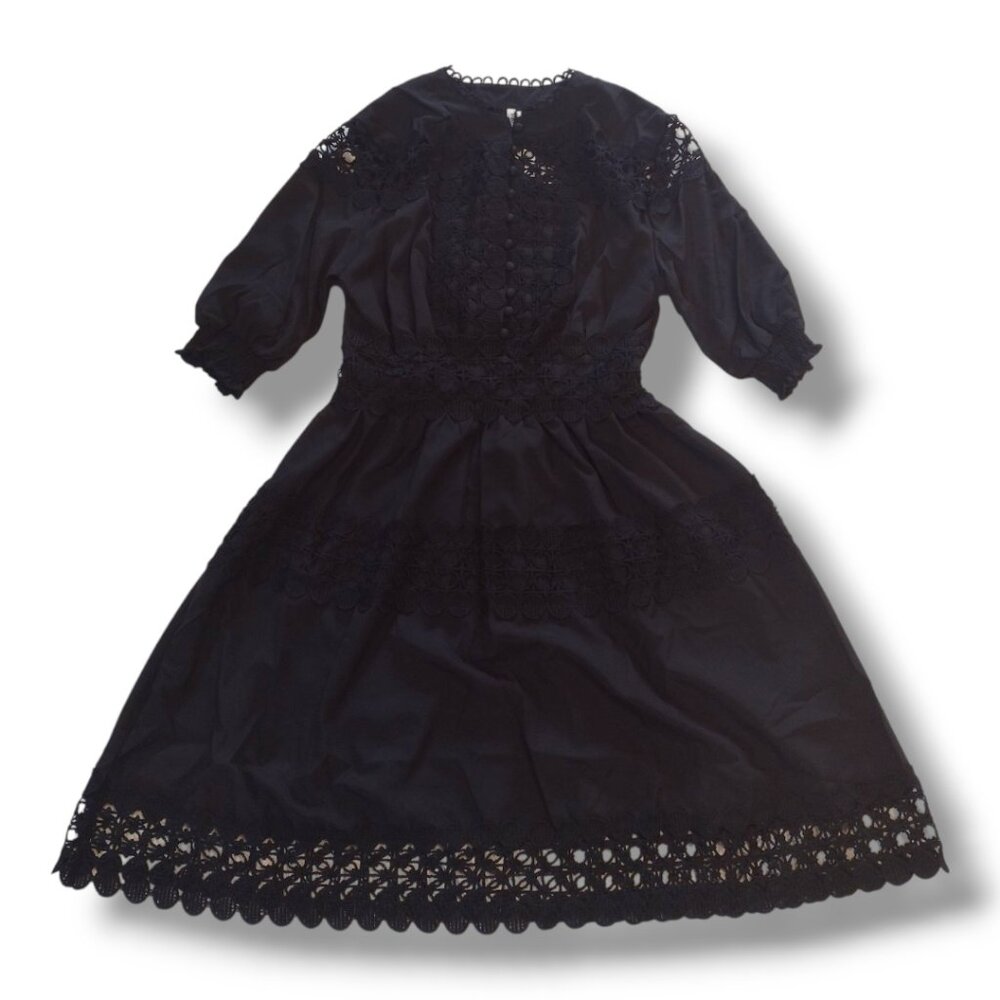 Fashion Space Lace Trim Dress